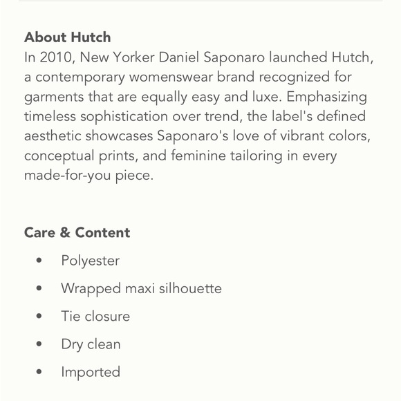 NWT Anthropologie Hutch Printed Wrap Maxi Skirt - Picture 8 of 15